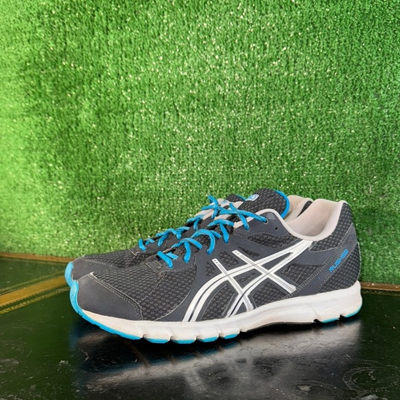 ASICS Rush33 Charcoal Grey Blue T1H2N Men’s Size 12 - Picture 3 of 7